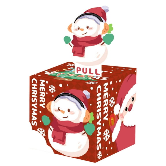 NIUBWJL Christmas Event Party Surprise Gift Draw Money Box Christmas Gift Box