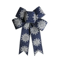 NIUBWJL Christmas Snowflake Bow Holiday Decoration Colorful Bow