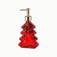 thumbnail image 1 of NIUBWJL Christmas Tree Bottle Push Lotion Bottle Hotel Shower Gel Glass Bottle Shampoo Conditioner Bottle, 1 of 5