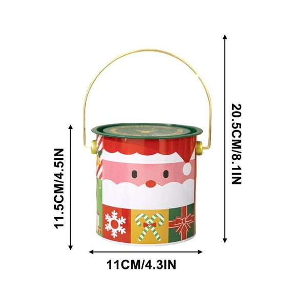 NIUBWJL Christmas Vintage Cookies Jar Cookiess Jars For Kitchen Counter Airtight Jar Cookies Containers Cookies Tin With Lids For Gift Giving Large Cookies
