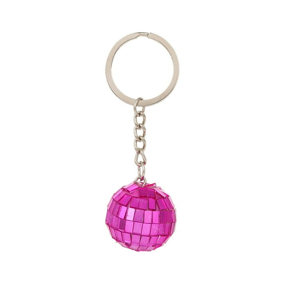 NIUBWJL Disco Ball Keychain, Disco Ball Party Favors Keychains 70s Disco Keychain Silver Mirror Ball Keychain Ball Party Supplies Party Favors Set for Halloween Christmas Party Decorations