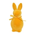 thumbnail image 1 of NIUBWJL Easter Decorations Flocked Bunnies Figurine with Bow tie Flocking Rabbit Tabletop Ornament for Easter Centerpieces for Spring Home Office Table Decor, Party Supplies, 1 of 5