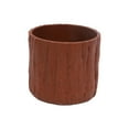 thumbnail image 1 of NIUBWJL Faux Tree Bark Flower Pot Plastic Planter Pot Indoor Outdoor Plant Container For Succulents Herbs Cactus Available In 4 Colors, 1 of 5