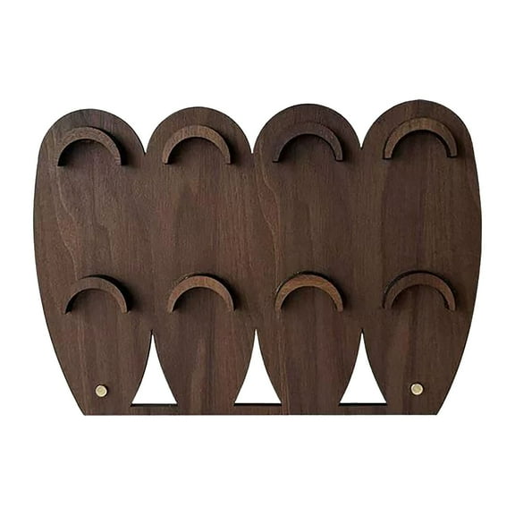 NIUBWJL Jewelry Display Rack With Porous In Style Wooden Display Rack Jewelry Storage Display Board