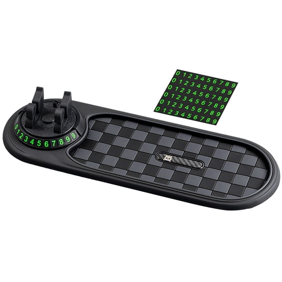 NIUBWJL Multi Functional Mat Fixed Frame Interior Decoration For Car Instrument Panels And Parking Number Plates