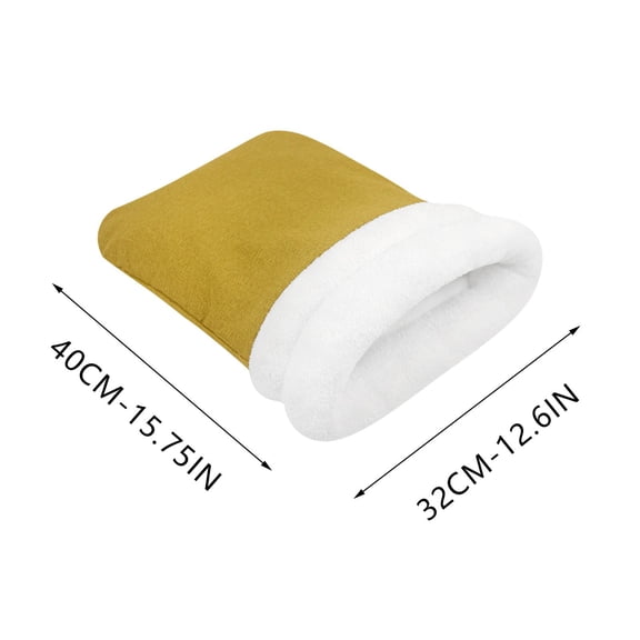 NIUBWJL Pet Supplies Sleeping Bag Semi-enclosed Pet House Deep Sleep Dog Kennel Winter Thick Warm