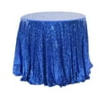 thumbnail image 1 of NIUBWJL Round Sequin Tablecloth Glitter Fabric Tablecloth Small Round Sparkling Tablecloth Suitable For Wedding Birthday Party Christmas Decoration, 1 of 5