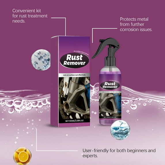 NIUBWJL Rust Remover For Automobiles Metals And Furniture Multi-purpose Rust Remover Convenient For Daily Cleaning 100ml