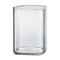 NIUBWJL Square Drinking Glasses 8 oz 13 oz 17 oz Square Glass Cups Tumbler Clear Tall Cute Cocktail Glasses Thin Bar Glassware Highball Water Glasses for Iced Tea Juice Beer Coffee Mixed Drink