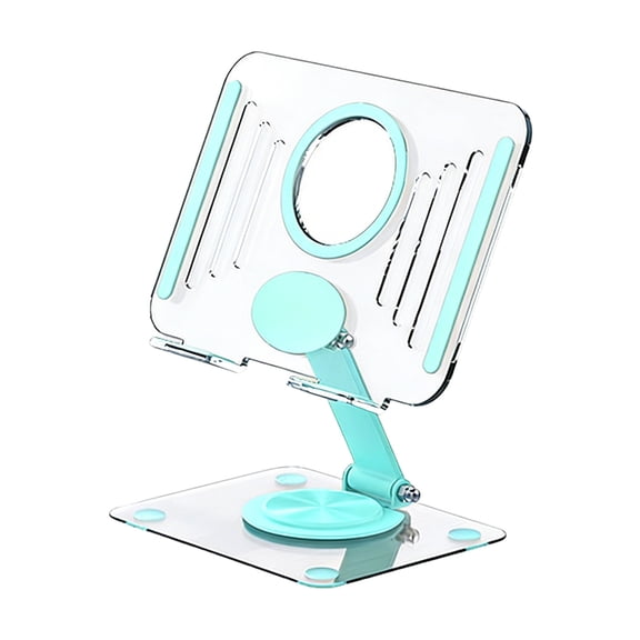 NIUBWJL Tablet Stand for iPad, 360° Rotating Aluminum Foldable Holder – Adjustable Desk Stand | Fits iPad Pro 12.9/11,Samsung Galaxy Tab – Portable for Home, Office & Travel