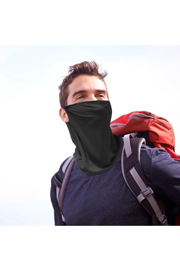 Women Sunscreen Mask Breathable Ice Silk Veil UV Protection Face Neck Cover for Summer Outdoor Sports