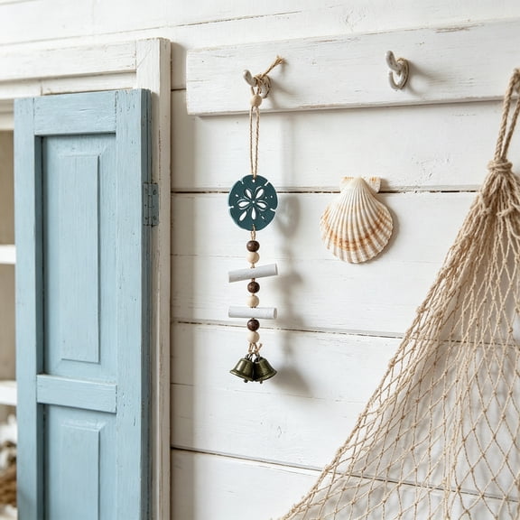 NIUBWJL Wooden Wind Chimes Sailboat Pendants Home Accessories Hanging Ornaments