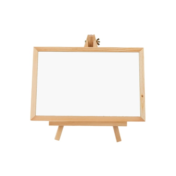 NIUBWJL chalkboard sign Store Writing Board With Stand Small Blackboard For Students Wooden Home Decoration Crafts