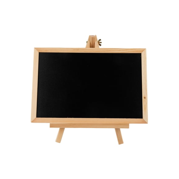 NIUBWJL chalkboard sign Store Writing Board With Stand Small Blackboard For Students Wooden Home Decoration Crafts