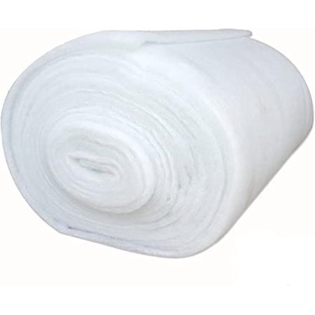 NIUMU 48 Inch Wide (10 Yards) Quilt Batting Multipurpose Dacron Fiber Polyester Wadding Fabric Loft Upholstery Grade Padding 48 x 360(48 x 30') (4'x 30')
