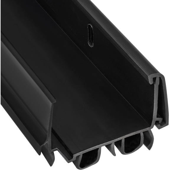 NIUMU New: , Patent Pending, Adjustable Double Bubble Door Sweep, Draft Stopper, Under Door Seal for Exterior Doors, 1 3/4" x 42" (Black 42 inch)