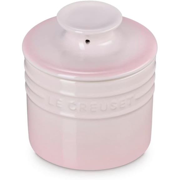 NIUMU Stoneware Butter Crock, 6 oz., Shell Pink