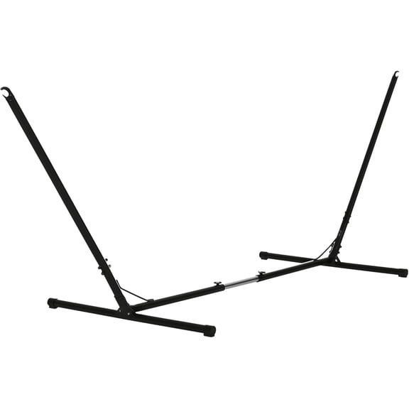 NIUMU Universal Hammock Stand 10-13ft Adjustable Steel Stand Space-Saving and Portable Carrying for Indoor and Outdoor Use, Black