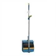 NIUREDLTD Clearance! Broom and Dustpan Set with Long Handle for Home Kitchen Room Office Lobby Floor Use Upright Stand Up （Blue）