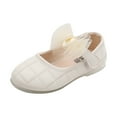 thumbnail image 1 of NIUREDLTD Girls Dress Shoes Wedding Bowknot Girl Shoes Princess Party School Shoes Low Heel For Kids Size 25, 1 of 5