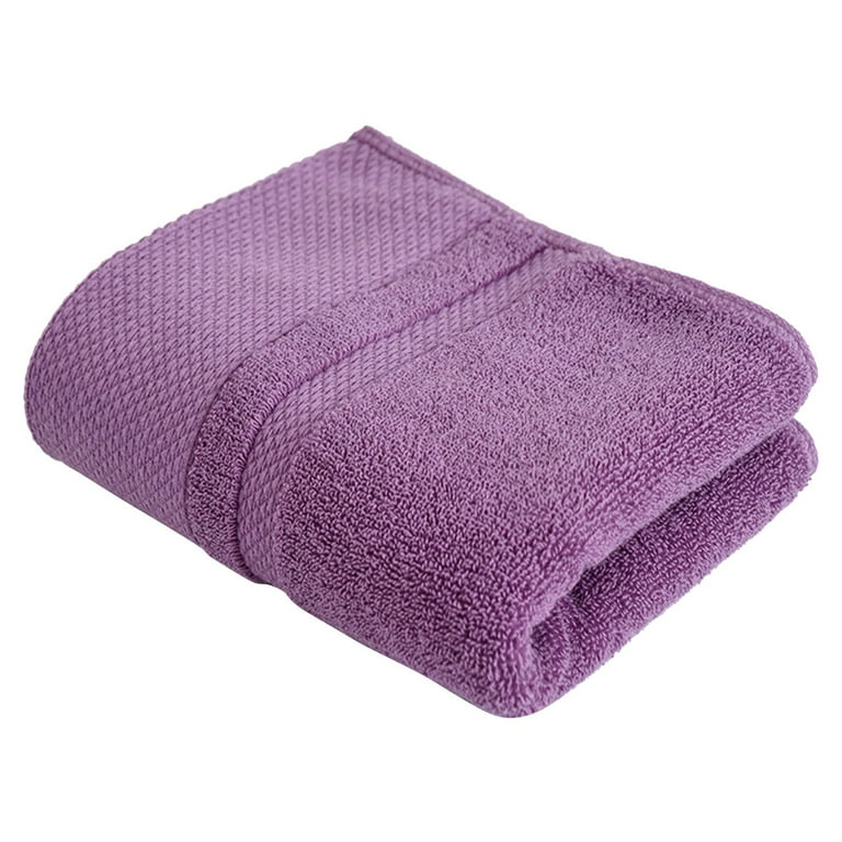 NIUREDLTD Home Essentials Cotton Towels Bath Towels Set Towels Hotel Towels Bath Towels Bulk Bath Bath Bath Towels Extra Large Bath Towel Sets 1 Pc Home Textiles Purple Walmart