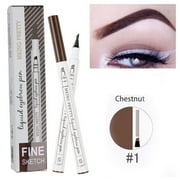 NIUREDLTD Sketch Eyebrow Pencil Waterproof Fork tip Eyebrow Tattoo Pen Eyebrow Pen 3ml