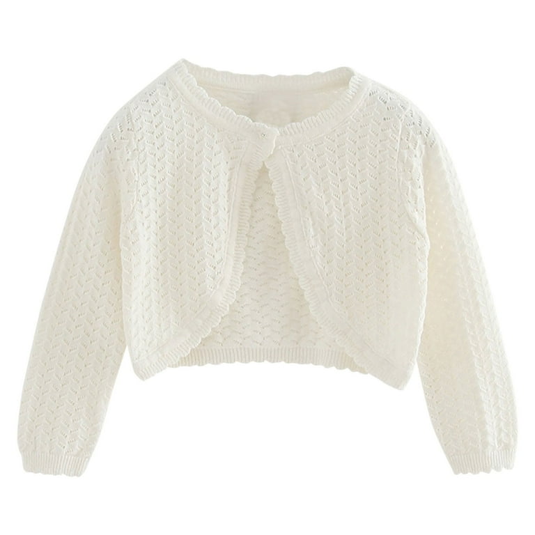 Kids cropped cardigan sales