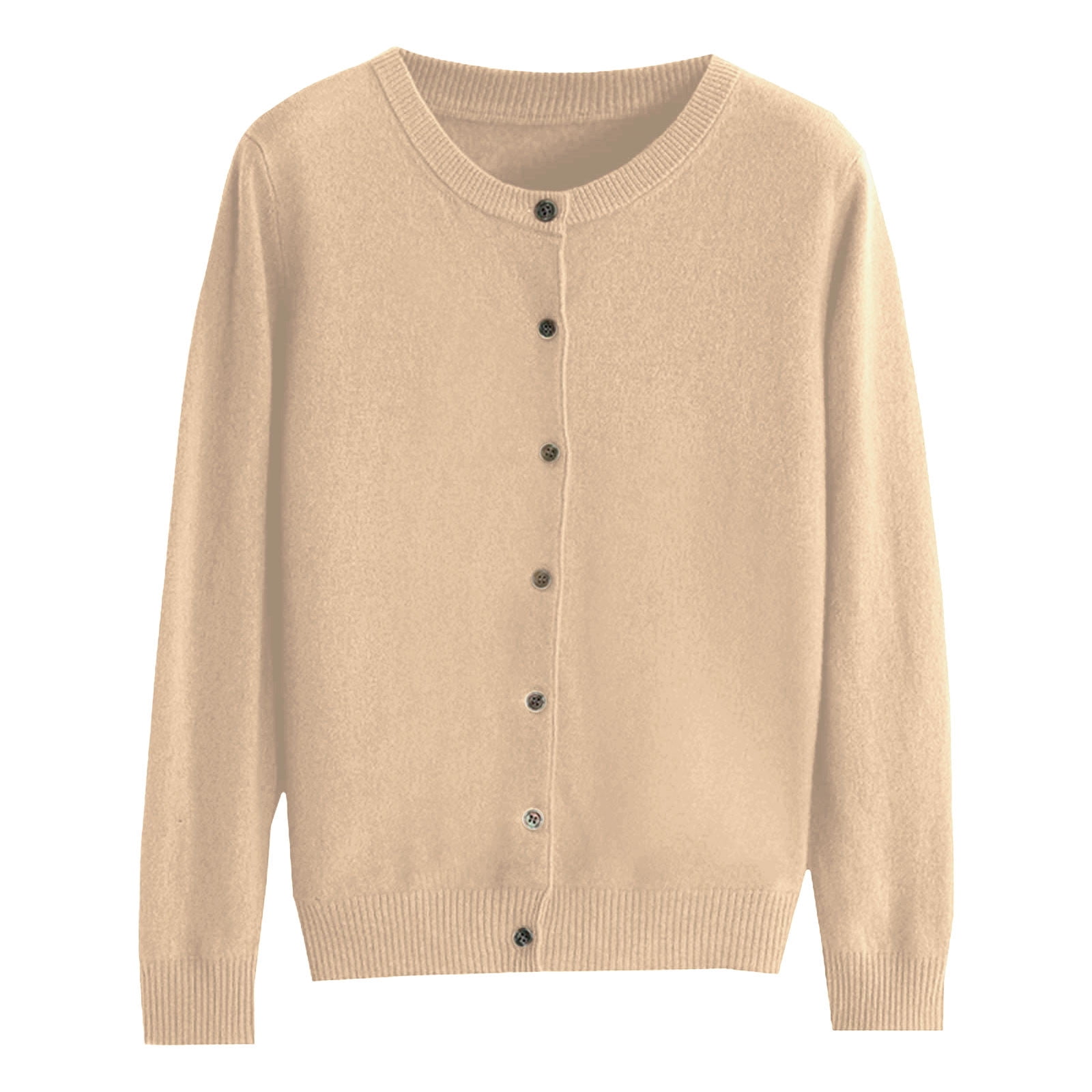 NIUREDLTD Women's Cardigan Womens Winter Sweater Basic Crew NIUREDLTD Women's Cardigan Womens Winter Sweater Basic Crew
