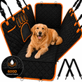 thumbnail image 1 of NIUTA® Dog Car Seat Cover for Back Seat, Waterproof 600D Heavy Duty Dog Hammock with Side Flaps & Door Protection, Nonslip Pet Seat Cover for Cars SUV Truck, Scratch Proof Back Seat Protector for Dog, 1 of 7
