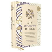 NIV Application Commentary Resources NIV Application Bible, Hardcover, Multi-Cream, Red Letter, Comfort Print Bringing the Ancient Message of the Bible Into, Hardcover