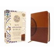 NIV Application Commentary Resources NIV Application Bible, Leathersoft, Brown, Red Letter, Comfort Print Bringing the Ancient Message of the Bible Into You, Hardcover