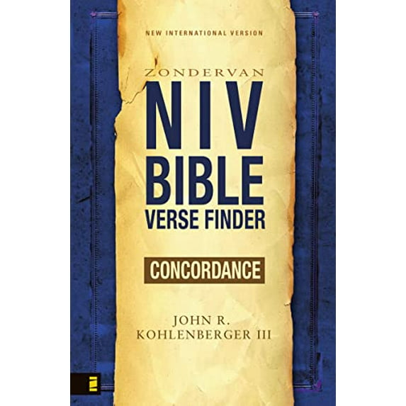 Pre-Owned NIV Bible Verse Finder Concordance (Hardcover) 0310292050 9780310292050