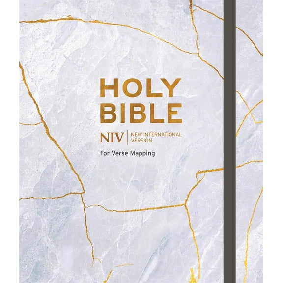 NIV Bible for Journalling and Verse-Mapping: Kintsugi (Hardcover) by New International Version