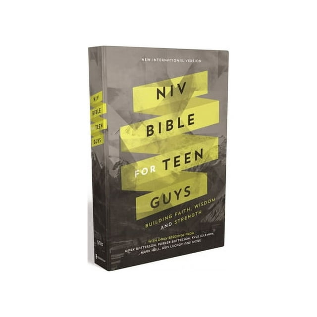 NIV Bible for Teen Guys, Hardcover: Building Faith, Wisdom and Strength (Hardcover)