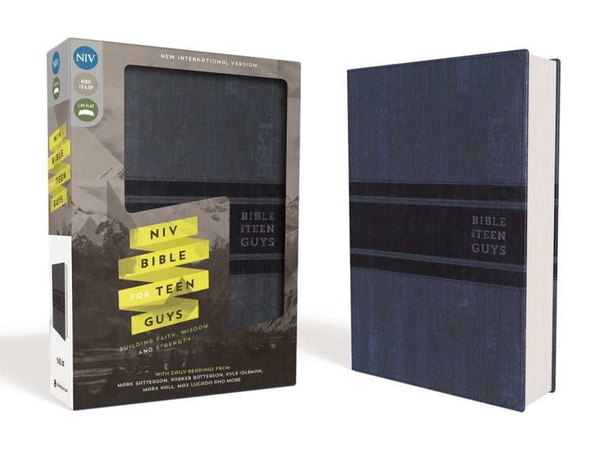 NIV, Bible for Teen Guys, Leathersoft, Blue: Building Faith, Wisdom and Strength, (Hardcover)