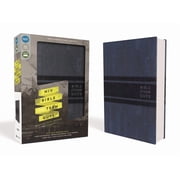NIV, Bible for Teen Guys, Leathersoft, Blue Building Faith, Wisdom and Strength, Hardcover