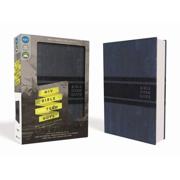 NIV, Bible for Teen Guys, Leathersoft, Blue: Building Faith, Wisdom and Strength, (Hardcover)