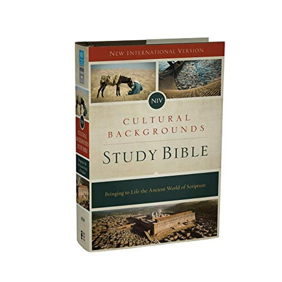 Pre-Owned NIV, Cultural Backgrounds Study Bible (Context Changes Everything), Hardcover, Red Letter: Bringing to Life the Ancient World of Scripture, 9780310431589, 0310431581, Hardcover, Illustrated edition