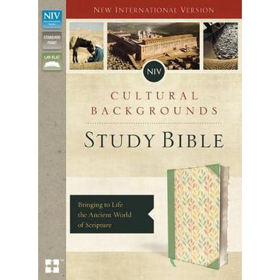 NIV, Cultural Backgrounds Study Bible, Hardcover, Red Letter Edition