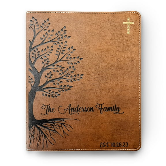 NIV Family Bible, Custom Engraved NIV Family Tree Journaling Bible, Wedding Gifts, Christian Gifts, Family Bible for Wedding