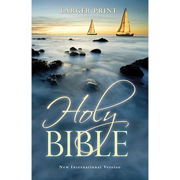 Pre-Owned Larger Print Bible-NIV (Paperback) 1563207214 9781563207211