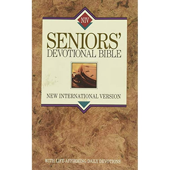 Pre-Owned Seniors' Devotional Bible: New International Version (Paperback) 0310918219 9780310918219