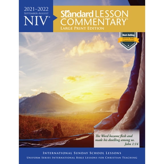 Pre-Owned NIV Standard Lesson Commentary Large Print Edition 2021-2022 (Standard Lesson Comm), 9780830782109, 0830782109, Paperback, Large type / Large print edition