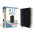 thumbnail image 1 of NIV, Thinline Bible, Large Print, Imitation Leather, Black/Gray, Red Letter Edition (Other)(Large Print), 1 of 2