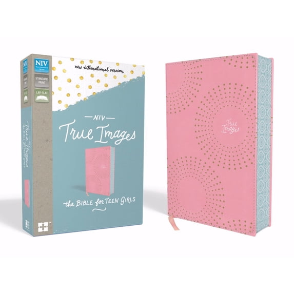 Zondervan 177196 NIV True Images Bible for Teen Girls - Leathersoft, Pink