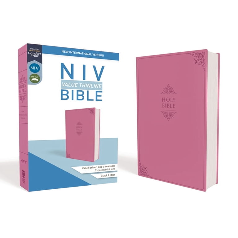 Zondervan, NIV Value Thinline Bible, Imitation Leather, Pink