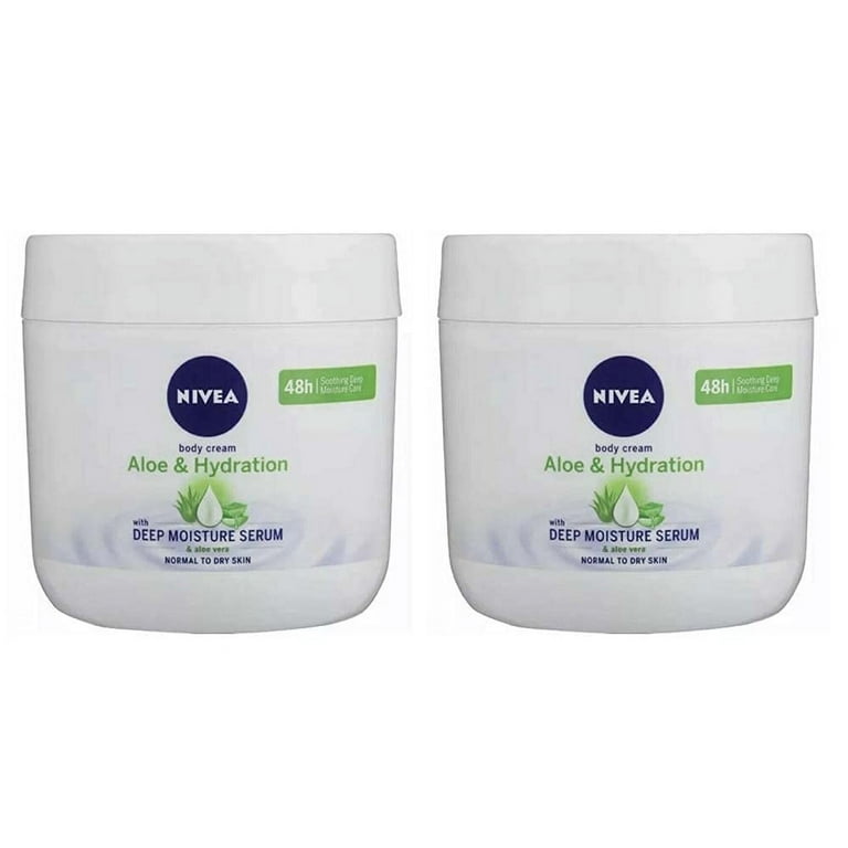 NIVEA Aloe and Hydration Body Cream 13.52 oz (2) C3 - Walmart.com