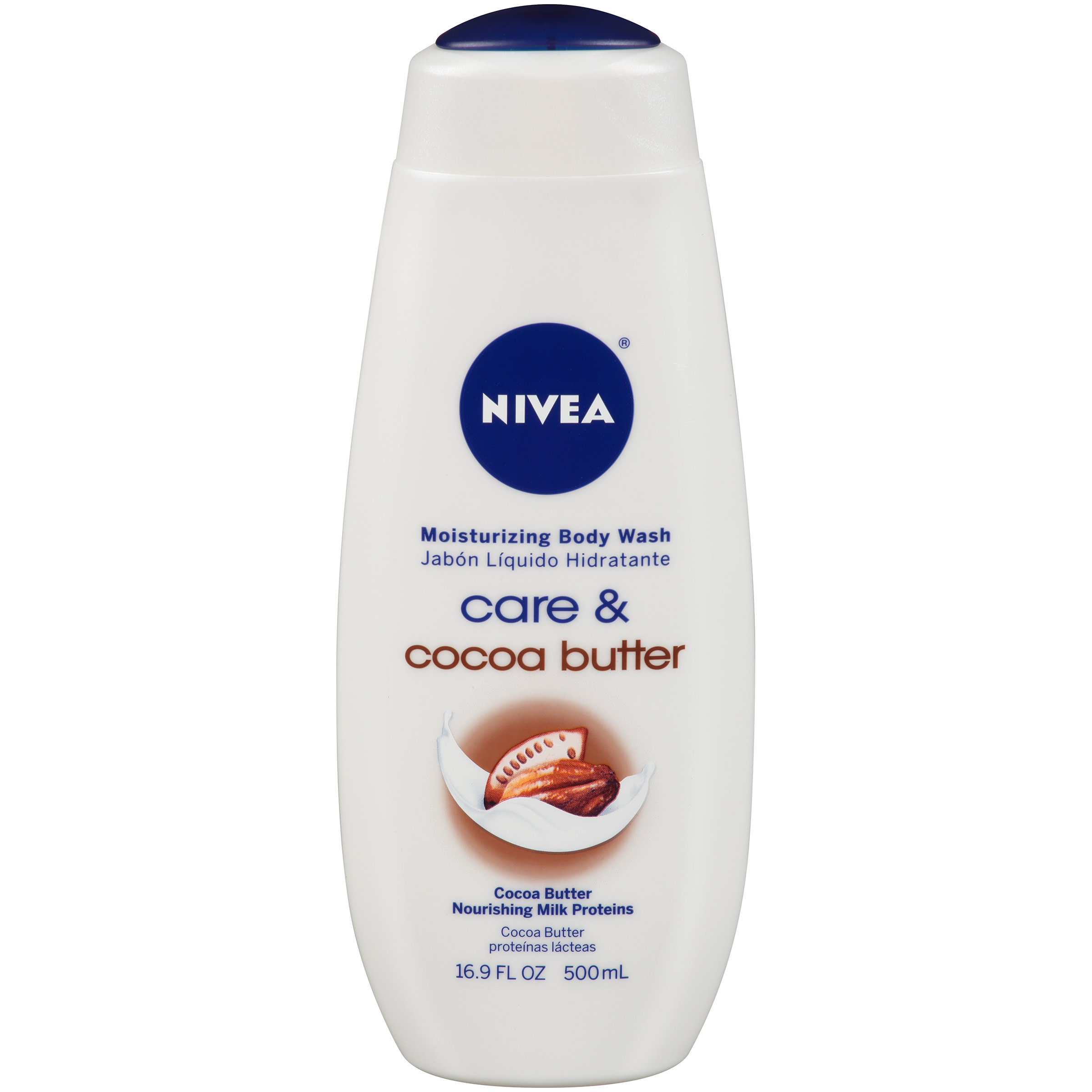 NIVEA Care and Cocoa Butter Moisturizing Body Wash 16.9 fl. oz. - image 1 of 2