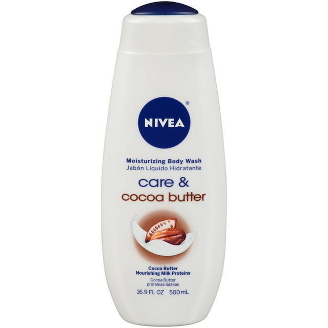 NIVEA Care and Cocoa Butter Moisturizing Body Wash 16.9 fl. oz.
