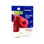 NIVEA Cherry Lip Care, 0.17 oz